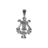 Pendentif lyre argent -  la Petite Française