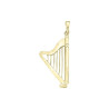 Pendentif harpe plaqué or GM -  la Petite Française