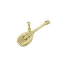 Pendentif mandoline plaqué or -  la Petite Française