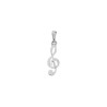 Pendentif clef de sol argent -  la Petite Française