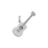 Pendentif guitare argent - 40 MM -  la Petite Française