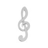 Pendentif Clef de sol argent -  la Petite Française