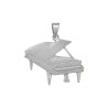 Pendentif piano argent - 38 MM -  la Petite Française