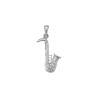 Pendentif saxophone argent - 31 MM -  la Petite Française