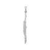 Pendentif flûte traversière argent - 40 MM -  la Petite Française