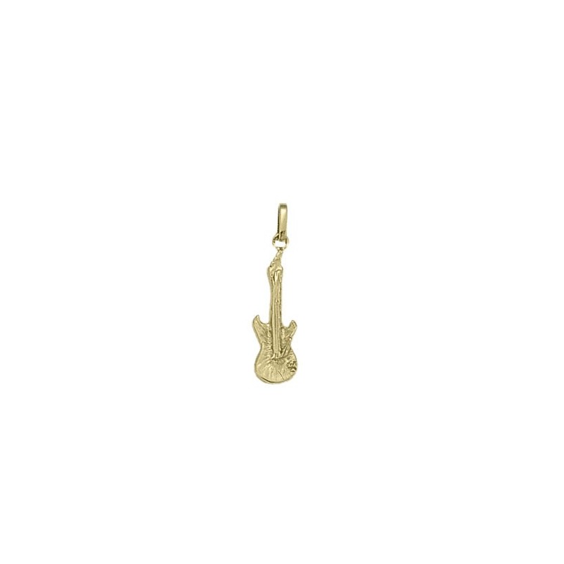 Pendentif guitare électrique PM Or 18 carats jaune -  la Petite Française