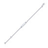 Bracelet identité bébé argent - 15 cm