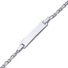 Bracelet identité bébé argent - 15 cm -  Bijouterie La Petite Française