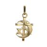 Pendentif 3 religions Or 18 carats jaune  - Bijouterie La Petite Française