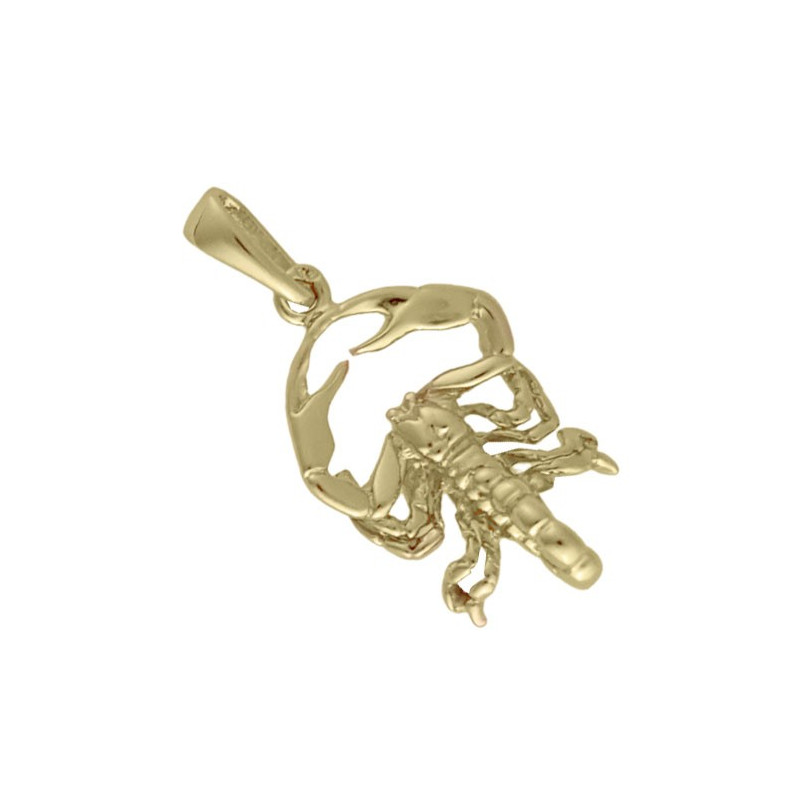 Pendentif scorpion plaqué or  - La Petite Française