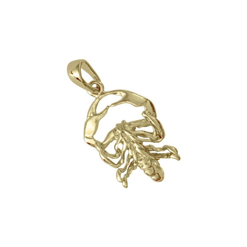 Pendentif scorpion plaqué or  - La Petite Française