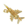 Pendentif avion de chasse plaqué or  - La Petite Française