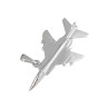 Pendentif avion de chasse argent  - La Petite Française