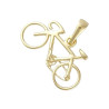 Pendentif vélo plaqué Or petit modèle  - La Petite Française