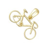 Pendentif vélo plaqué Or petit modèle  - La Petite Française