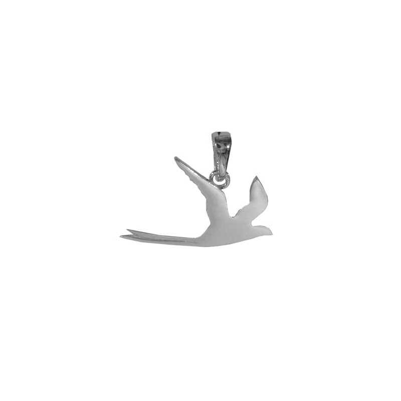Pendentif oiseau le paille-en-queue argent  - Bijouterie La Petite Française