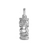 Pendentif Tiki Polynésien argent  - Bijouterie La Petite Française