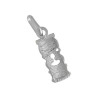 Pendentif Tiki Polynésien argent  - Bijouterie La Petite Française