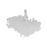 Pendentif carte Bretagne argent  - Bijouterie La Petite Française