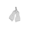 Pendentif pieds argent  - Bijouterie La Petite Française