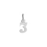 Pendentif chiffre 3 argent  - Bijouterie La Petite Française