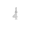 Pendentif chiffre 4 argent  - Bijouterie La Petite Française
