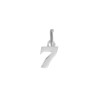 Pendentif chiffre 7 argent  - Bijouterie La Petite Française