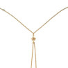 Parure de main soleil zirconium plaqué or  - Bijouterie La Petite Française