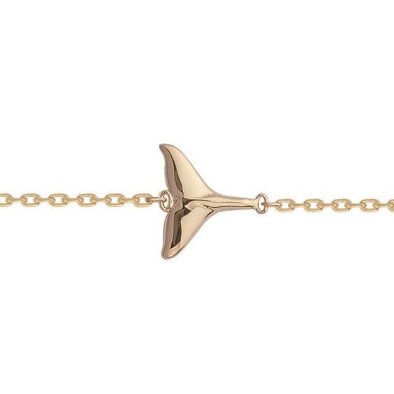 Bracelet queue de baleine plaqué or  - Bijouterie La Petite Française