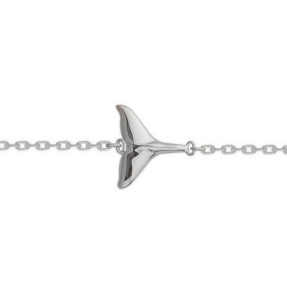 Bracelet queue de baleine argent 