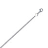 Chaîne corde argent 1.50 mm - 40 cm  - Bijouterie La Petite Française