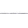 Chaîne corde argent 1.50 mm - 40 cm  - Bijouterie La Petite Française