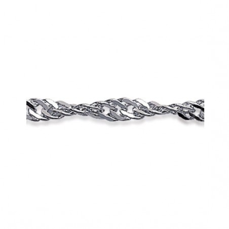 Chaîne Singapour argent 2.25 mm - 70 cm  - Bijouterie La Petite Française