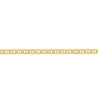 Chaîne de taille forçat marine 2.4 mm plaqué or -  80/100 cm
  - Bijouterie La Petite Française