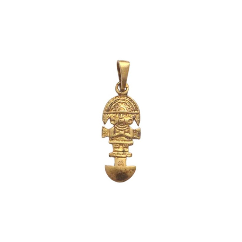 Pendentif couteau tumi plaqué or  - Bijouterie La Petite Française