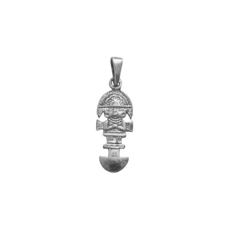 Pendentif couteau tumi argent  - La Petite Française
