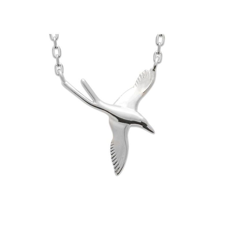 Collier Oiseau Pailleenqueue argent Bijouterie La Petite