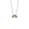 Collier arc-en-ciel argent  - Bijouterie La Petite Française