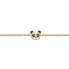 Bracelet tête de Panda plaqué or  - Bijouterie La Petite Française