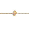 Bracelet tête de Licorne plaqué or  - Bijouterie La Petite Française