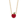 Collier pomme plaqué or  - Bijouterie La Petite Française