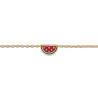 Bracelet pastèque plaqué or  - Bijouterie La Petite Française