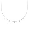 Collier Lilibet argent et zirconiums blancs  - Bijouterie La Petite Française