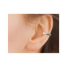 Bague d'oreille boules et stries argent  - Bijouterie La Petite Française