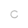 Bague d'oreille boules argent  - Bijouterie La Petite Française
