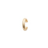 Bague d'oreille martelée plaqué or  - Bijouterie La Petite Française