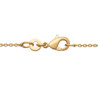 Bracelet Justine carré plaqué or et zirconium blancs  - Bijouterie La Petite Française