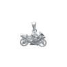 Pendentif moto argent - 20 MM  - Bijouterie La Petite Française