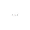Boucles d'oreilles puces cristal rouge argent - 2 MM  - Bijouterie La Petite Française