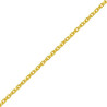 Chaîne maille forçat  plaqué or 1.6 mm - 42 cm  - Bijouterie La Petite Française